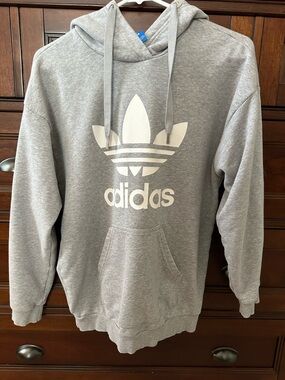 Adidas Gray  Pullover Hoodie Size XS
